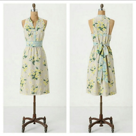 Anthropologie Dresses & Skirts - Anthropologie Maeve Dutch Silk/Cotton Floral Dress